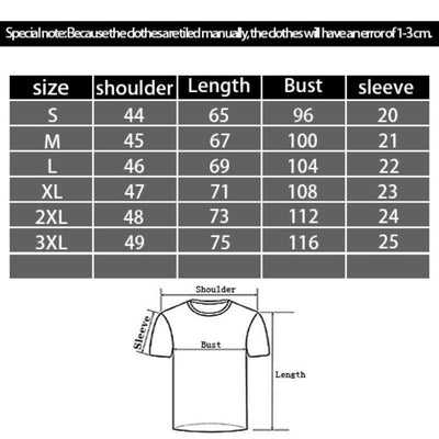 European And American Digital Printing Casual Round Neck T-shirt Over And Over Again mystore