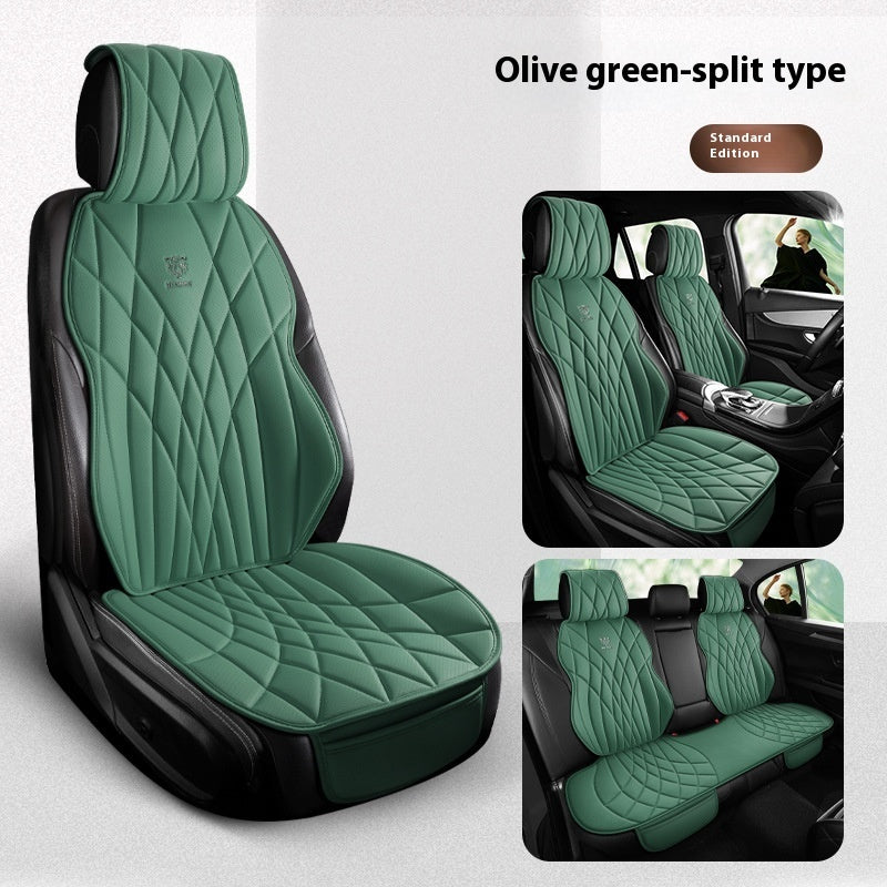 Car Universal Leather Semi-surrounded High-end Five-seat Seat Cover mystore