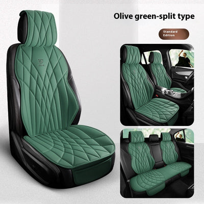 Car Universal Leather Semi-surrounded High-end Five-seat Seat Cover mystore