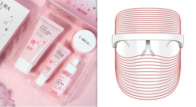 7 Color LED Mask Red Light Therapy Skin Rejuvenation Massager Beauty Home Skin Face Whitening Anti Aging SPA Device mystore