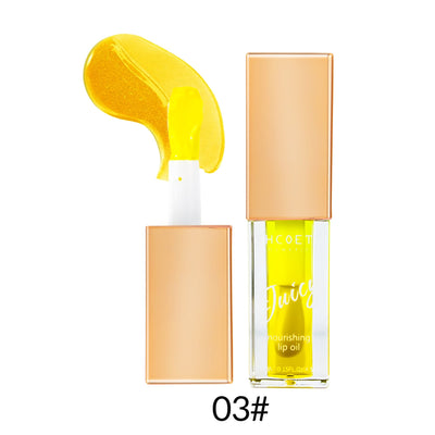 Lip Oil Fruit Flavor Two-Color Moisturizing Lip Lacquer mystore