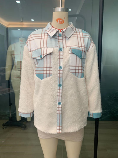 Ladies jacket Christmas mesh cashmere jacket mystore