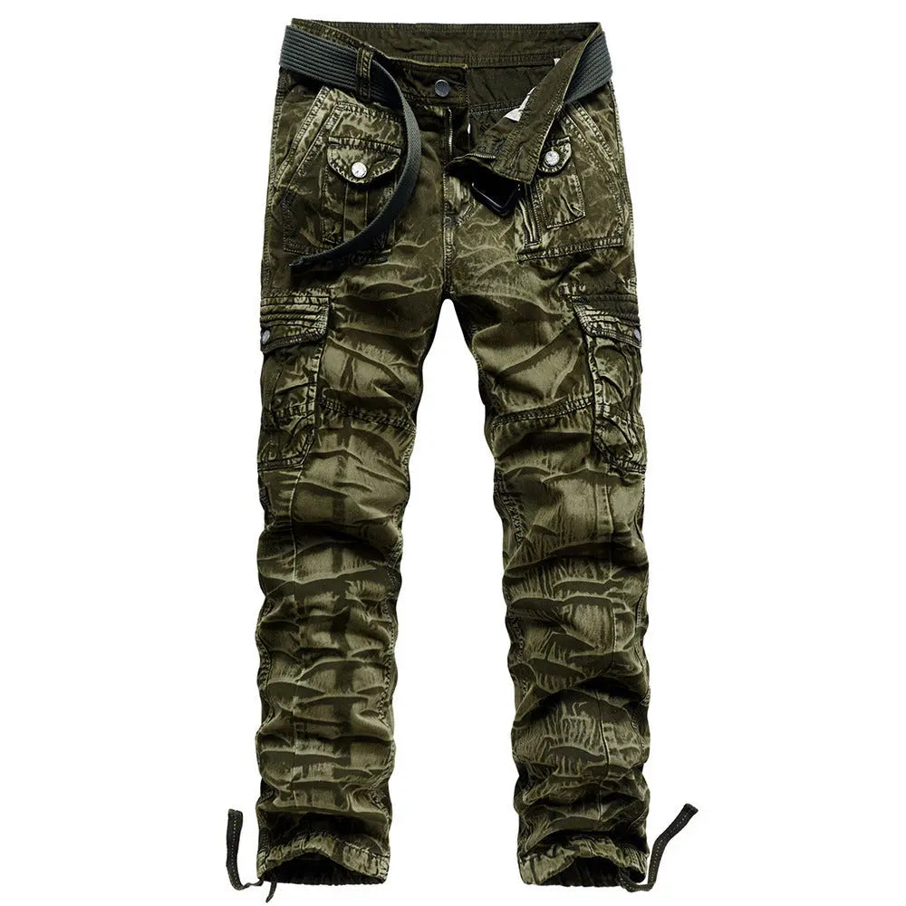 Men's camouflage cargo trousers mystore