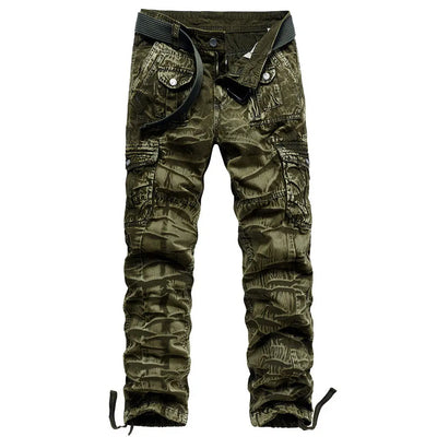 Men's camouflage cargo trousers mystore