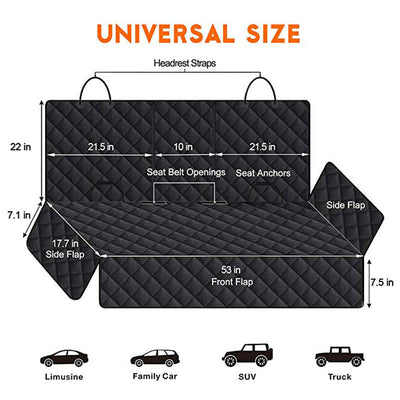 Car Rear Seat Load Pad Water And Dirt Resistant Car Mats mystore