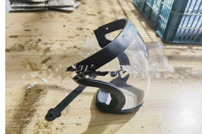 Full face mask transparent sports mask with edging mystore