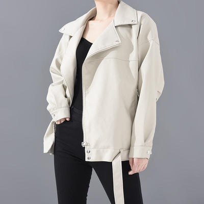 Leather Jacket Student Motorcycle Jacket mystore