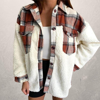 Ladies jacket Christmas mesh cashmere jacket mystore