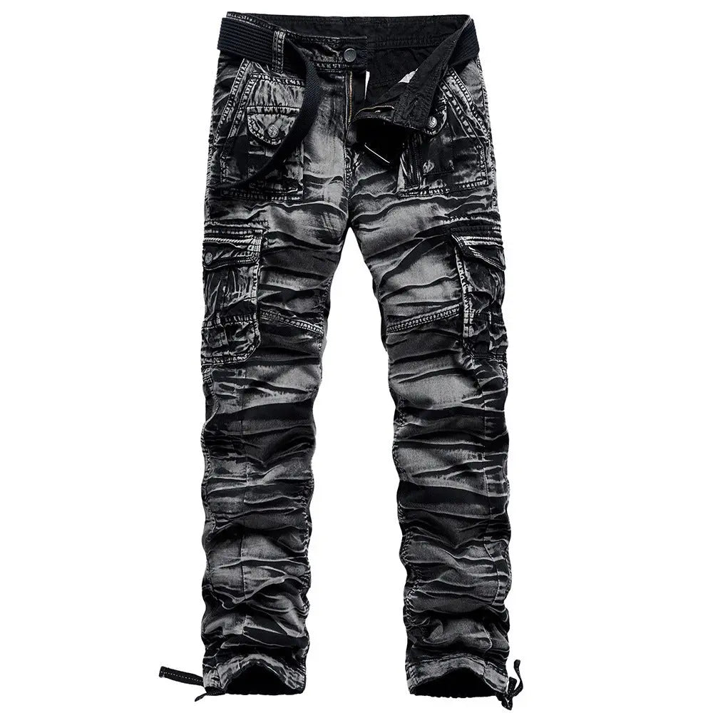 Men's camouflage cargo trousers mystore