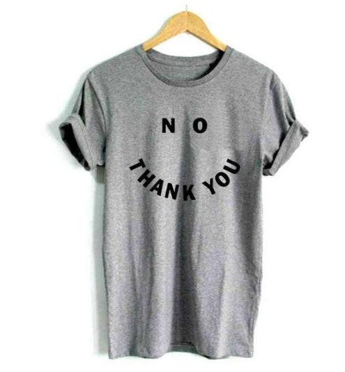 No Thank You Print Tee mystore