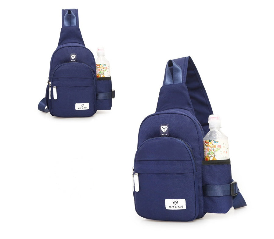 One-shoulder cross-body chest bag mystore
