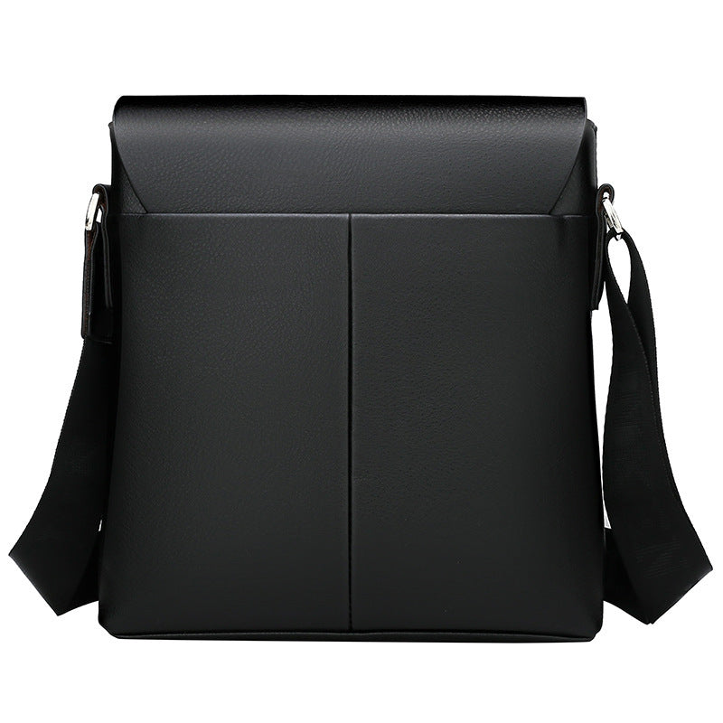 Men's Cross-body Chessboard Vintage Leather Bag mystore