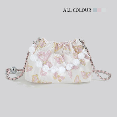 Bow Chain Bucket Women's Cross-body Bag mystore