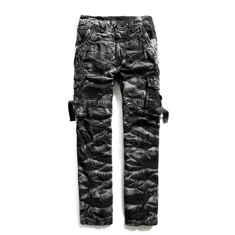 Men's camouflage cargo trousers mystore