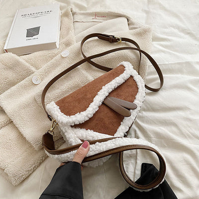 Versatile Cross Body One Shoulder Saddle Bag mystore