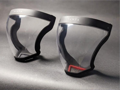 Full face mask transparent sports mask with edging mystore