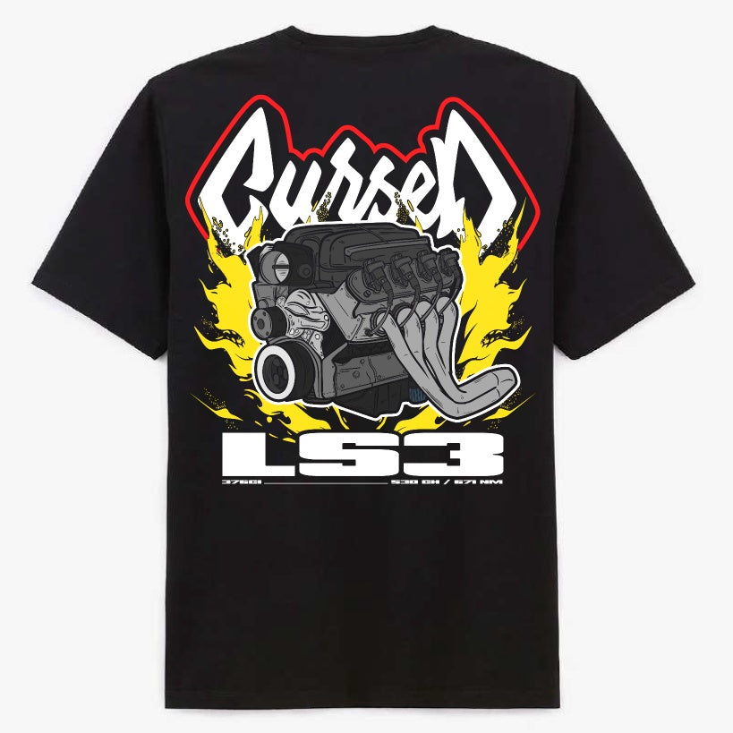 Le T-shirt Cursed Printed T-shirt mystore