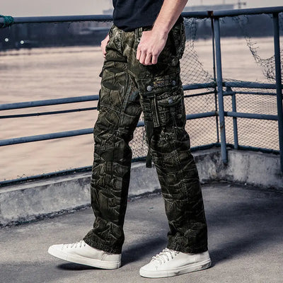 Men's camouflage cargo trousers mystore