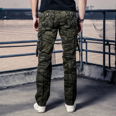 Men's camouflage cargo trousers mystore
