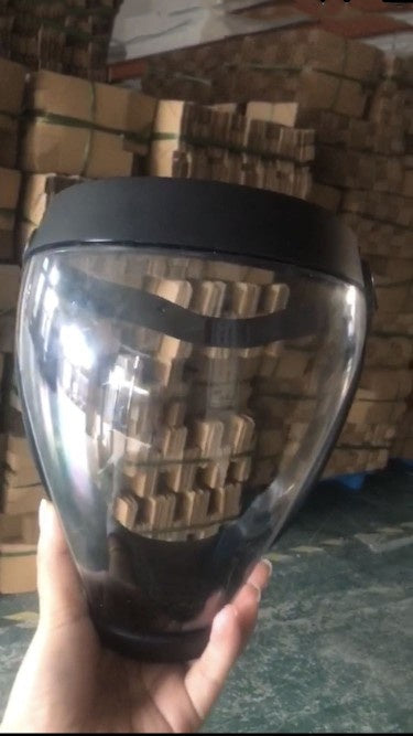 Full face mask transparent sports mask with edging mystore