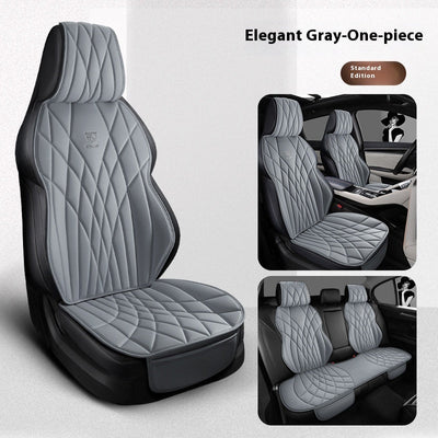 Car Universal Leather Semi-surrounded High-end Five-seat Seat Cover mystore
