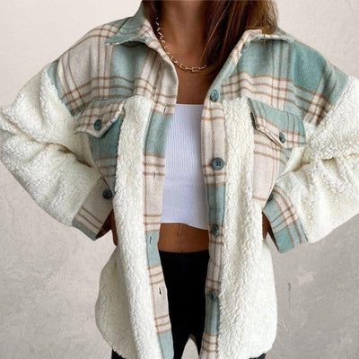 Ladies jacket Christmas mesh cashmere jacket mystore