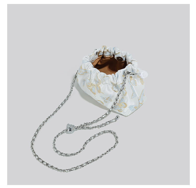 Bow Chain Bucket Women's Cross-body Bag mystore