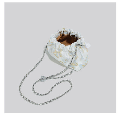 Bow Chain Bucket Women's Cross-body Bag mystore