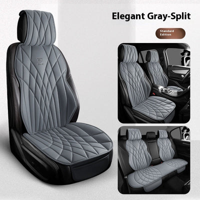 Car Universal Leather Semi-surrounded High-end Five-seat Seat Cover mystore