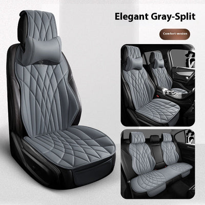 Car Universal Leather Semi-surrounded High-end Five-seat Seat Cover mystore
