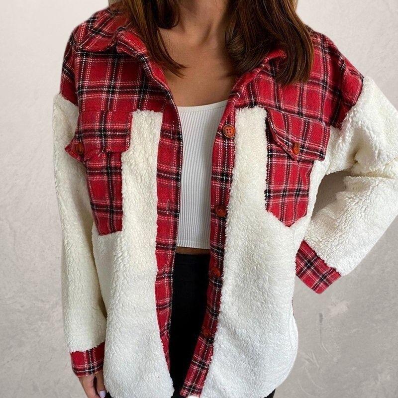 Ladies jacket Christmas mesh cashmere jacket mystore