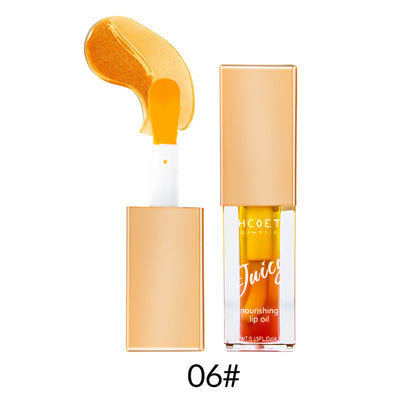 Lip Oil Fruit Flavor Two-Color Moisturizing Lip Lacquer mystore