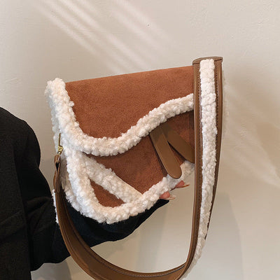 Versatile Cross Body One Shoulder Saddle Bag mystore