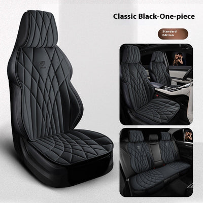 Car Universal Leather Semi-surrounded High-end Five-seat Seat Cover mystore