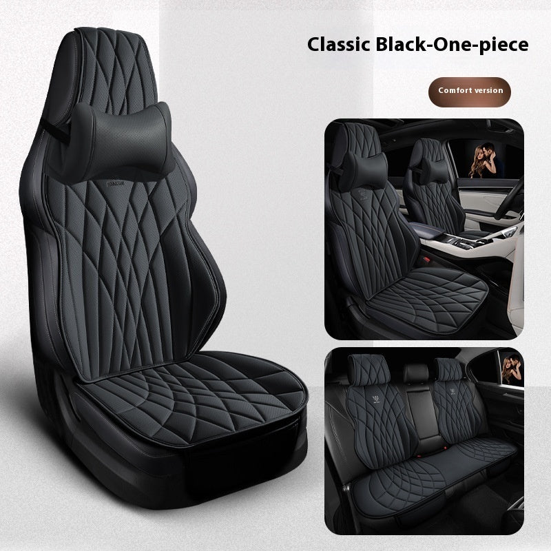 Car Universal Leather Semi-surrounded High-end Five-seat Seat Cover mystore