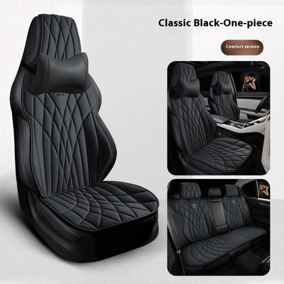 Car Universal Leather Semi-surrounded High-end Five-seat Seat Cover mystore