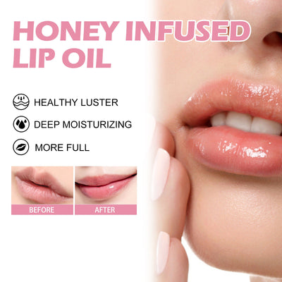 Honey Moisturizing Lip Oil Fade Lip Lines mystore