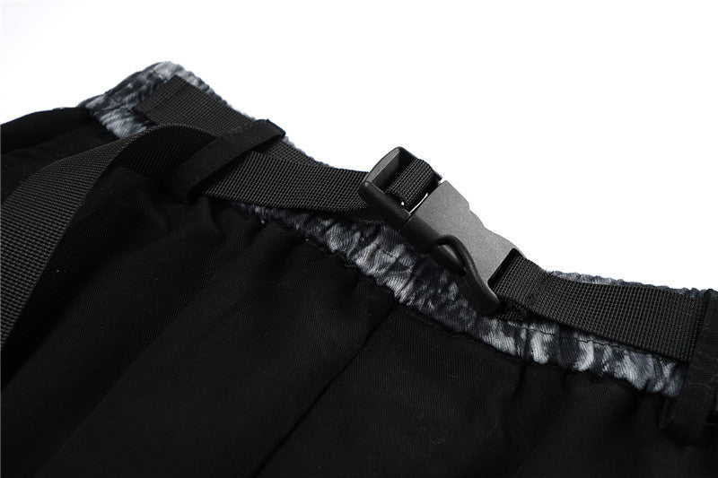 Men's Loose Tie Dye Panel Cargo Pants mystore