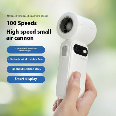 Small Hurricane Turbine Electric Fan Portable Fan High Speed Small Handheld Fan 1ya51n-p4