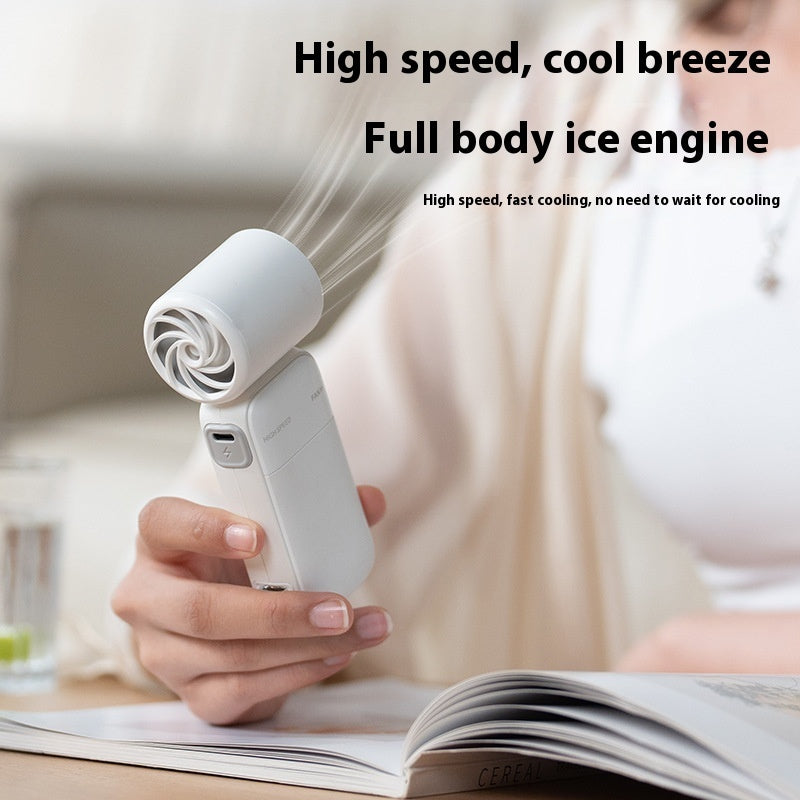 Small Hurricane Turbine Electric Fan Portable Fan High Speed Small Handheld Fan 1ya51n-p4