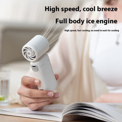 Small Hurricane Turbine Electric Fan Portable Fan High Speed Small Handheld Fan 1ya51n-p4
