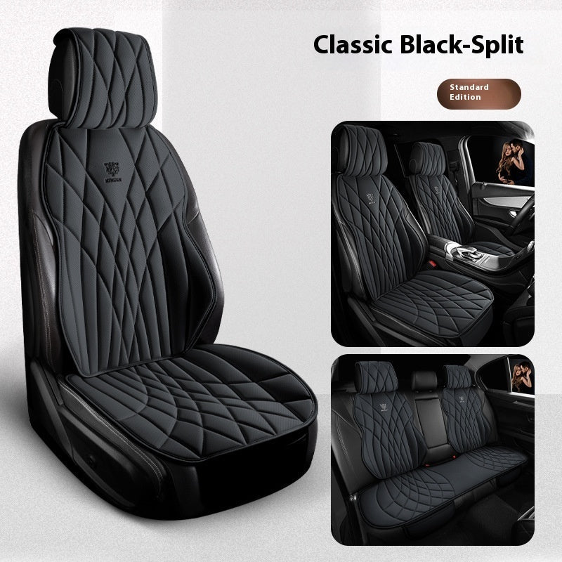 Car Universal Leather Semi-surrounded High-end Five-seat Seat Cover mystore