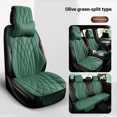 Car Universal Leather Semi-surrounded High-end Five-seat Seat Cover mystore