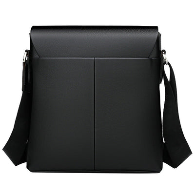 Men's Cross-body Chessboard Vintage Leather Bag mystore