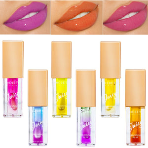 Lip Oil Fruit Flavor Two-Color Moisturizing Lip Lacquer mystore