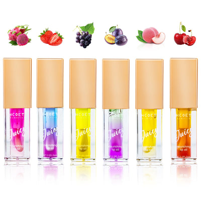 Lip Oil Fruit Flavor Two-Color Moisturizing Lip Lacquer mystore