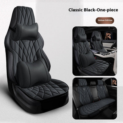 Car Universal Leather Semi-surrounded High-end Five-seat Seat Cover mystore